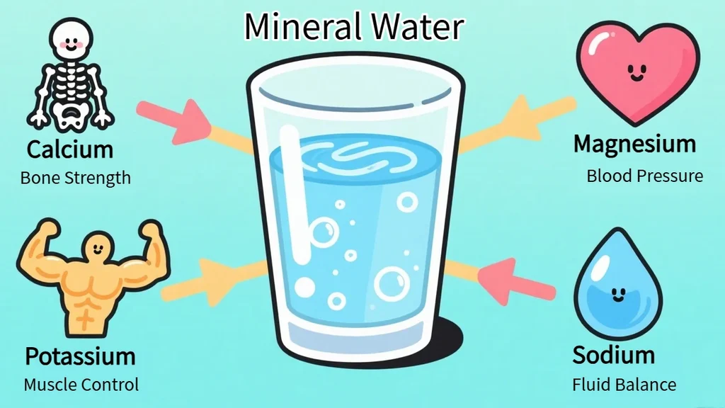 Water carrying its minerals