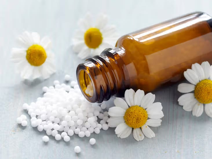 Tissue-salt tablets with chamomile