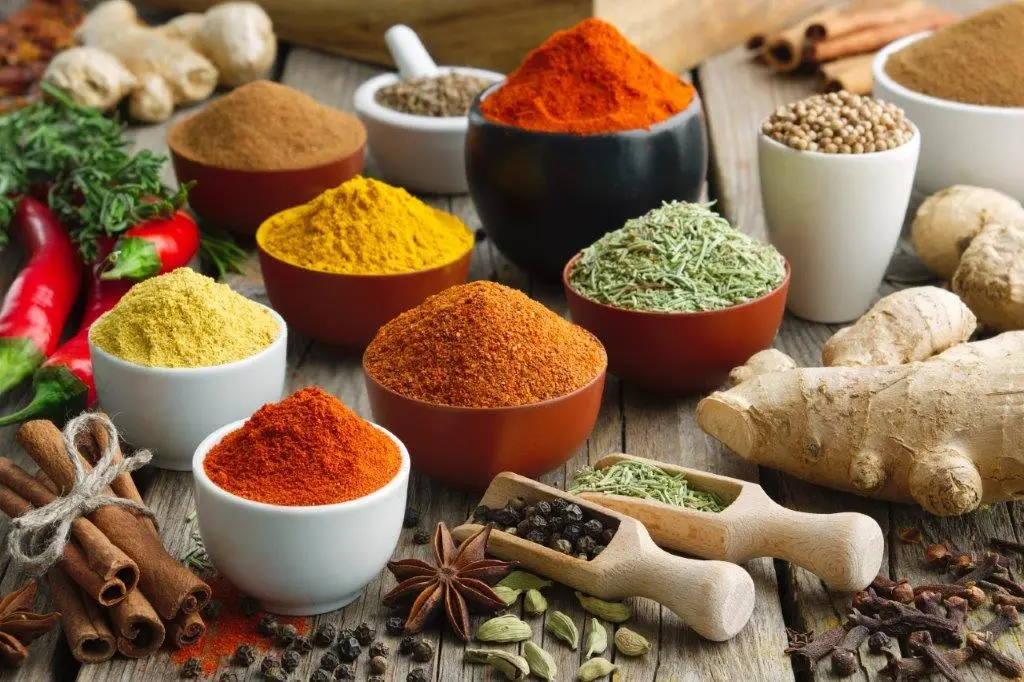 Warming kitchen spices